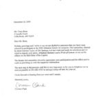 Arkansas Senate Art Program Acceptance Letter