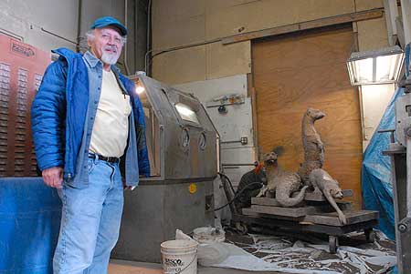 Terry Bean in Art Studio